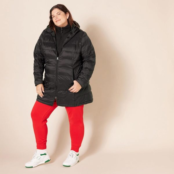 Women's Lightweight Water-Resistant Hooded Puffer Coat (Available in Plus Size) - Image 8
