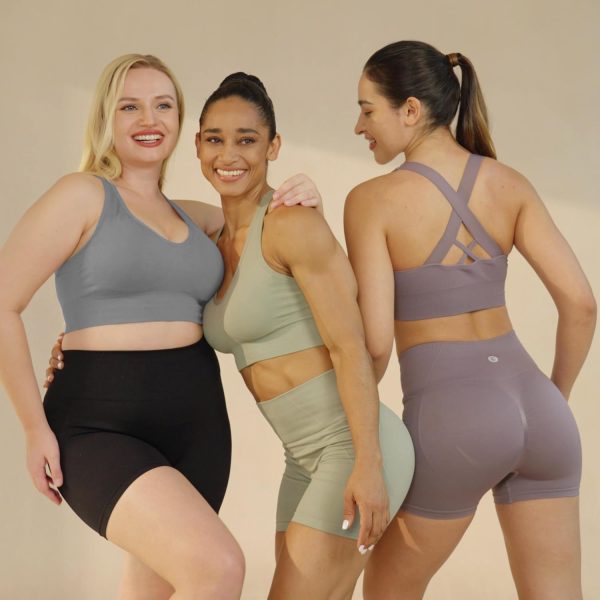 Sports Bra for Women Padded Medium Support Criss Cross Strappy Bras Seamless High Impact Yoga Exercise Athletic Bras - Image 2