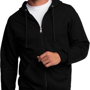 Men's Eversoft Fleece Hoodies, Moisture Wicking & Breathable, Full Zip Hooded Sweatshirt