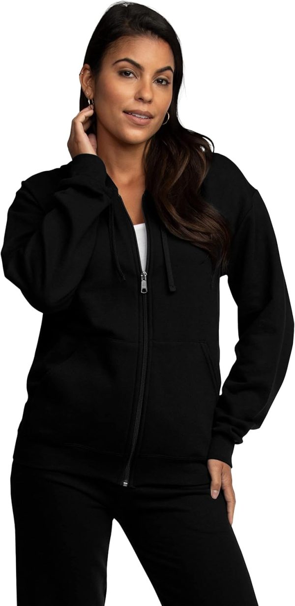 Men's Eversoft Fleece Hoodies, Moisture Wicking & Breathable, Full Zip Hooded Sweatshirt - Image 3