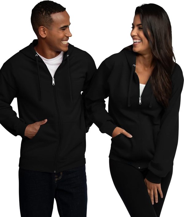 Men's Eversoft Fleece Hoodies, Moisture Wicking & Breathable, Full Zip Hooded Sweatshirt - Image 5