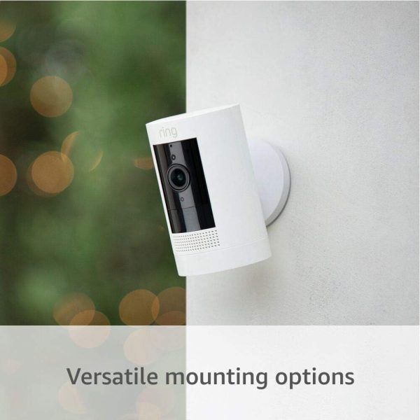 Ring Stick Up Cam Battery | Weather-Resistant Outdoor Camera, Live View, Color Night Vision, Two-way Talk, Motion alerts, Works with Alexa | White - Image 4
